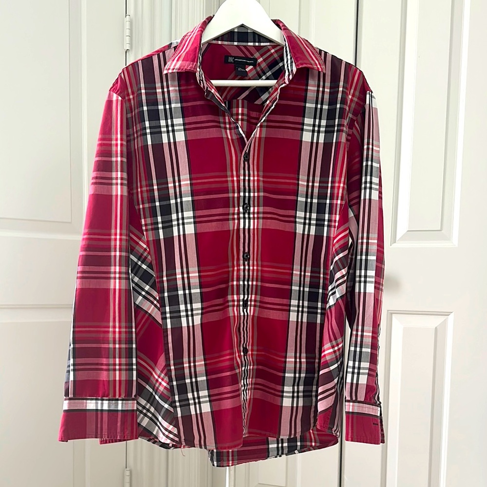 Plaid men’s shirt INC international concepts. L.